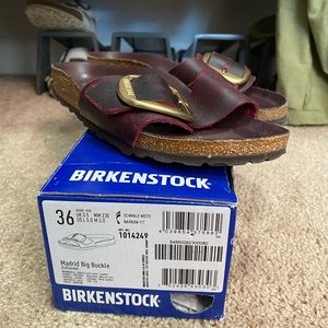 Birkenstock Madrid big buckle size 36/US women 5